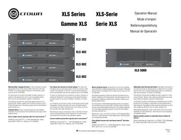 XLS Series Gamme XLS XLS-Serie Serie XLS - STEP