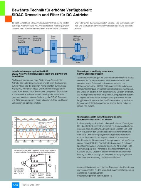 Drosseln und Filter Katalog LV 60 2007