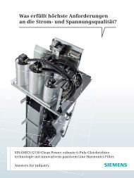 SINAMICS G150 Clean Power