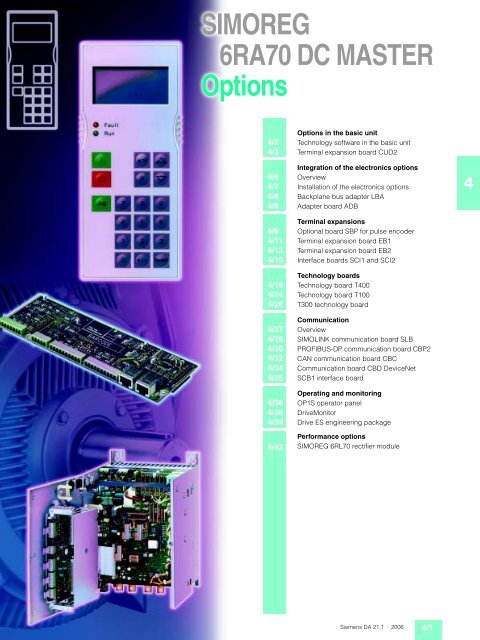 simoreg 6ra70 dc master