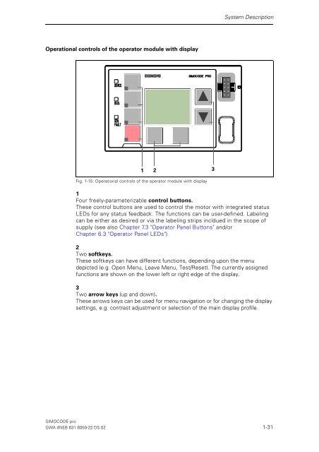 System Manual SIMOCODE pro Edition 03/2007