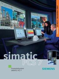 Prozessleitsystem SIMATIC PCS 7