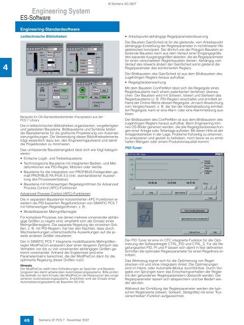 Prozessleitsystem SIMATIC PCS 7