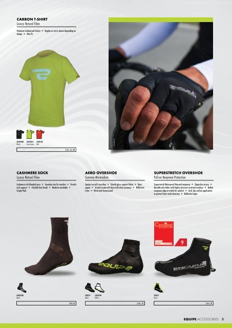 Technical cycle apparel