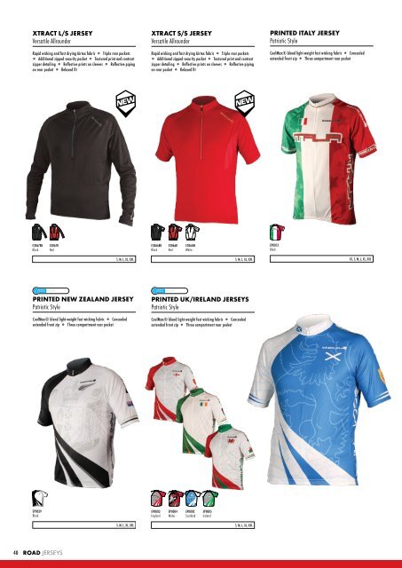 Technical cycle apparel