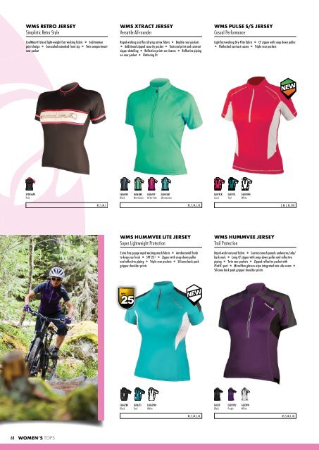 Technical cycle apparel