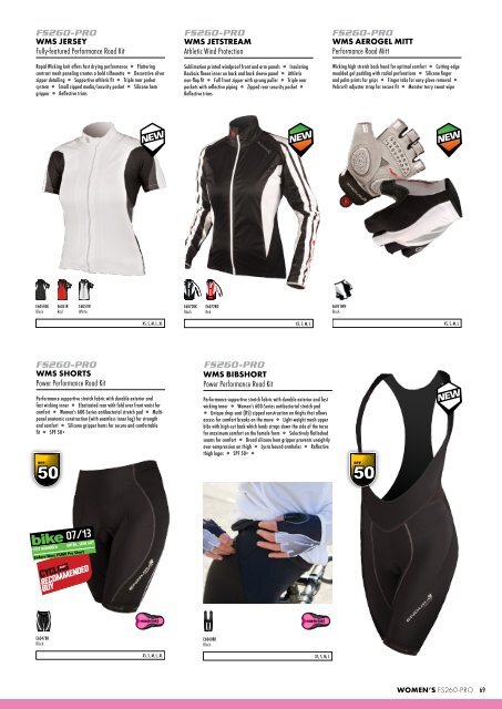 Technical cycle apparel