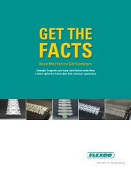 Get the facts about mechanical belt fasteners