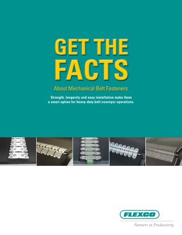 Get the facts about mechanical belt fasteners