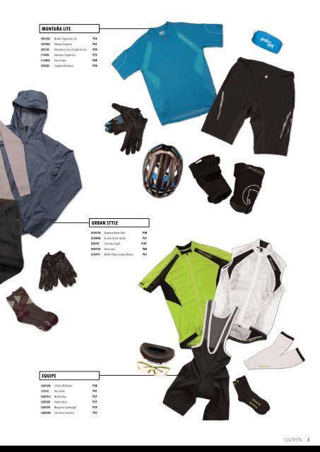 Ropa especializada en ciclismo