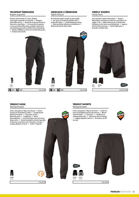 ENDURA: Funktionelle Radsportbekleidung 2014