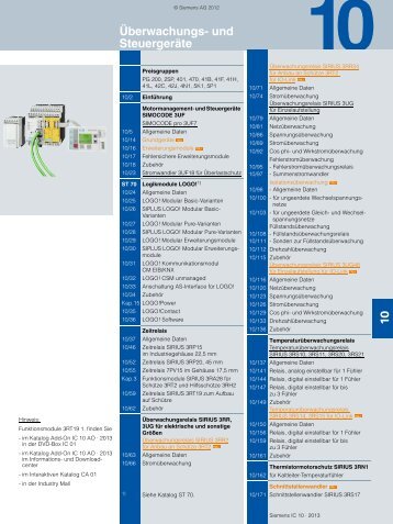 Katalog IC 10 2013, Kapitel 10