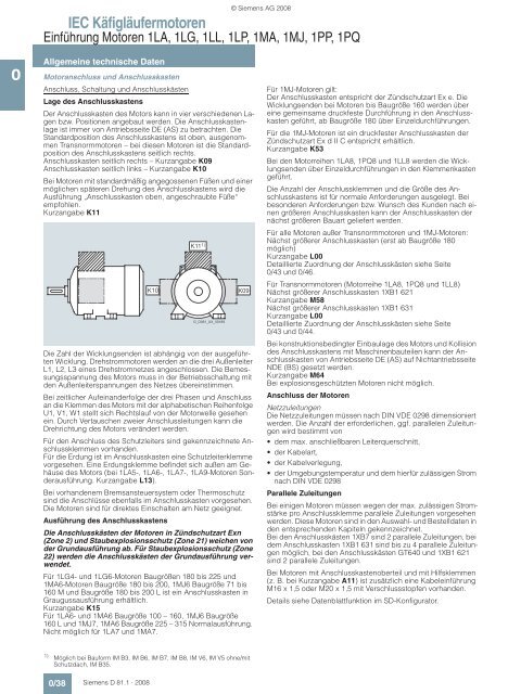 Motors - Siemens