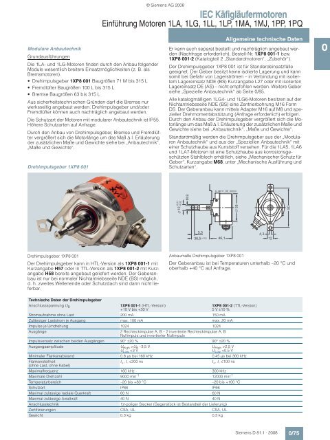 Motors - Siemens