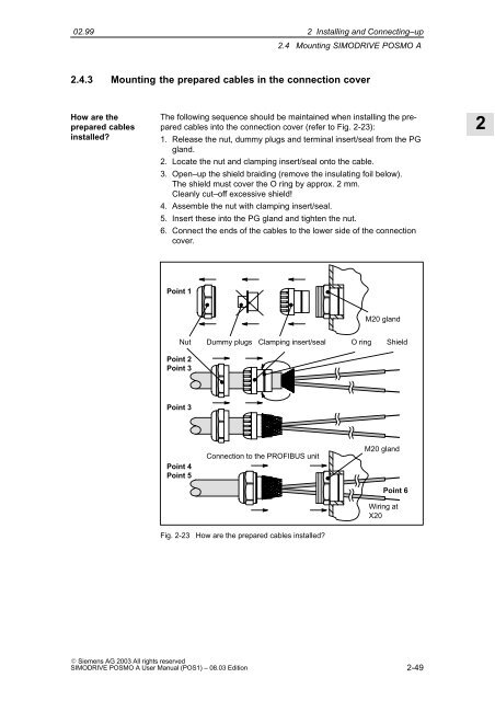 User Manual 08/2003 Edition