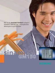 Was ist Ihr Antrieb? Einfach loslegen? SINAMICS GM150: Der ...