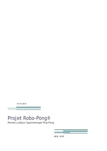 Projet Robo-Pong®