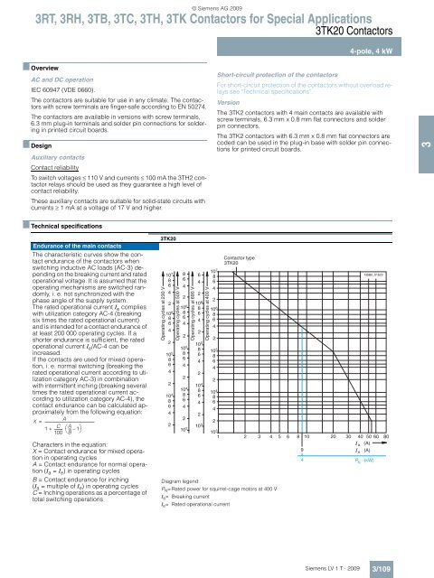 Catalog LV1 T 2009 Chapter 3 EN