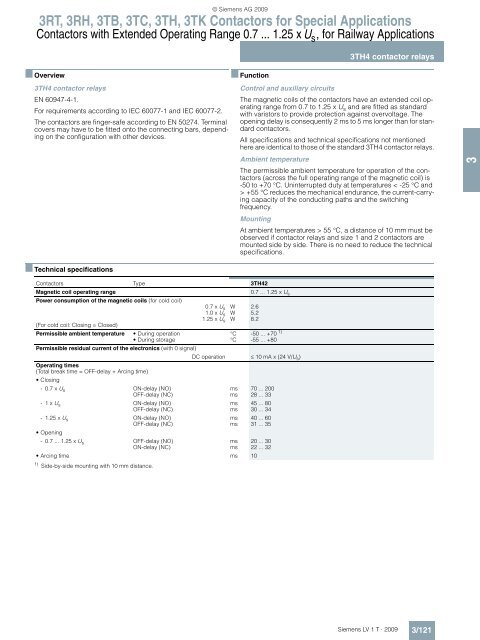 Catalog LV1 T 2009 Chapter 3 EN