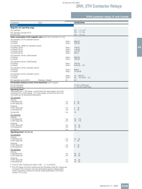 Catalog LV1 T 2009 Chapter 3 EN