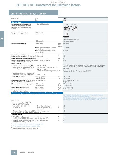 Catalog LV1 T 2009 Chapter 3 EN