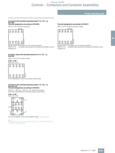 Catalog LV1 T 2009 Chapter 3 EN