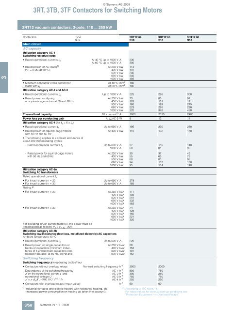 Catalog LV1 T 2009 Chapter 3 EN