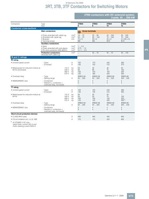 Catalog LV1 T 2009 Chapter 3 EN