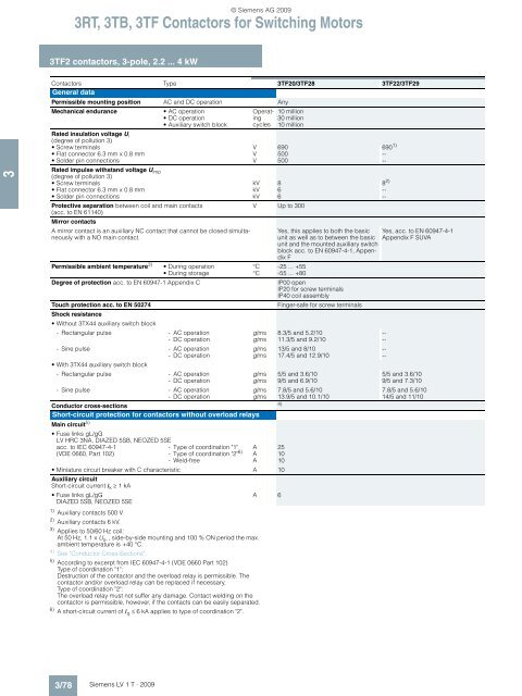 Catalog LV1 T 2009 Chapter 3 EN