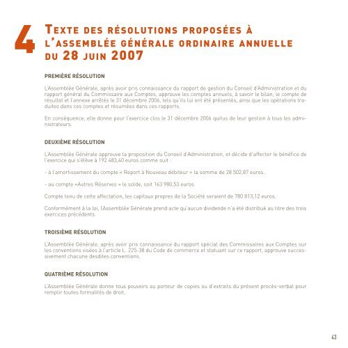 OUVERTURE MONOBLOC rapport annuel