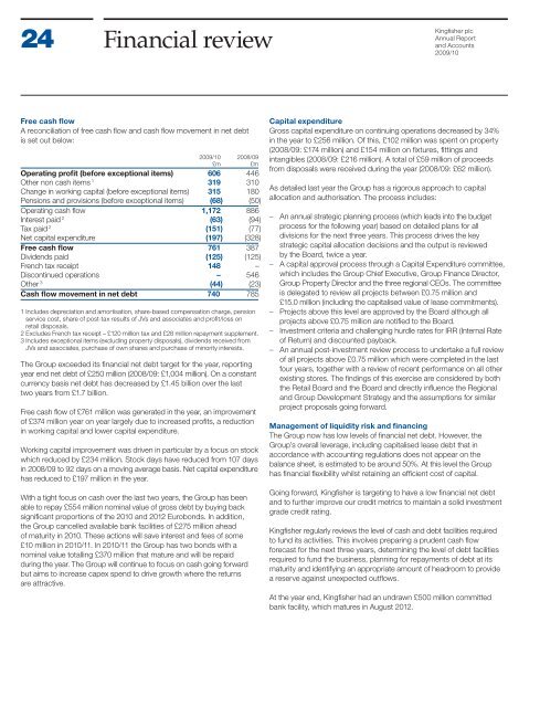 Download full Annual Report and Accounts - Kingfisher