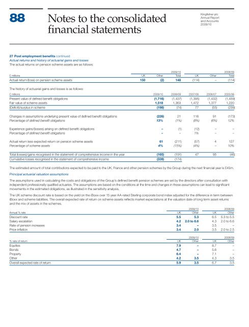 Download full Annual Report and Accounts - Kingfisher