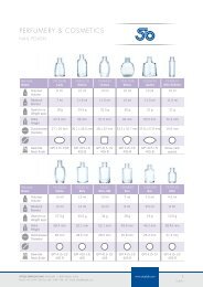 Product Catalogue Perfumery & Personal Care - Stölzle-Oberglas
