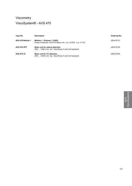 SI Analytics Product List 2010 English - Clarkson Laboratory and ...