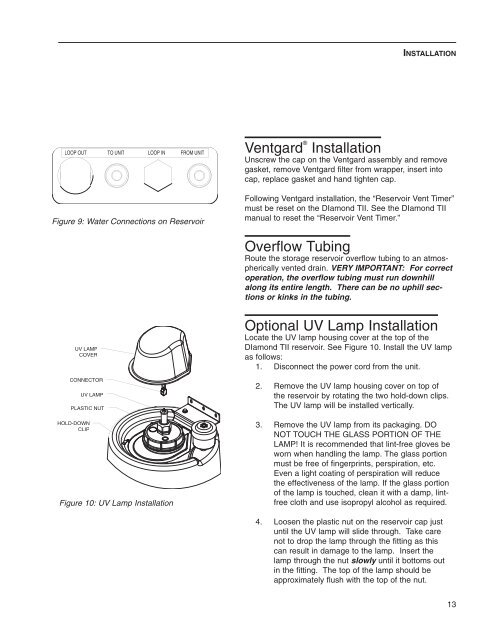 DIamond TII Reservoir B - Clarkson Laboratory and Supply