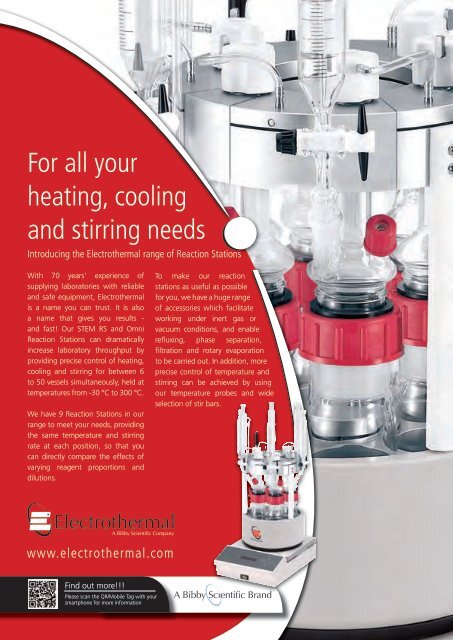 For all your heating, cooling & stirring needs - Clarkson Laboratory ...