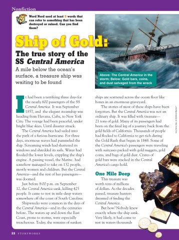 Ship of Gold: - Storyworks - Scholastic