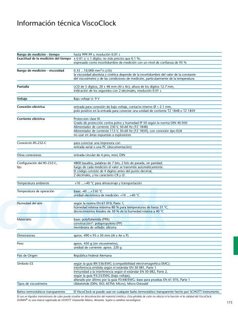 Schott Instruments SI Analytics Catalogo Productos de Laboratorio ...