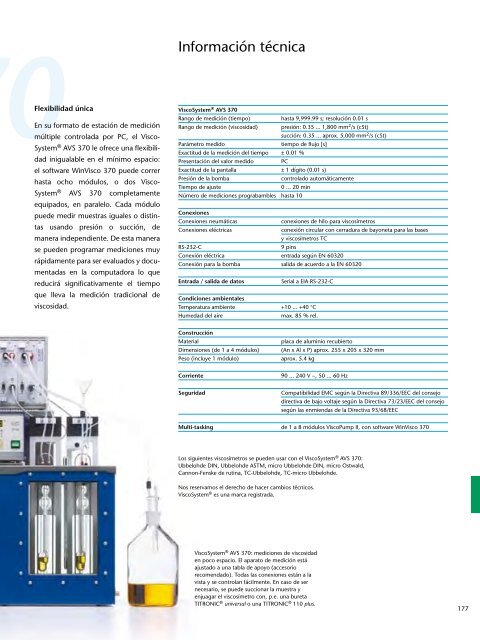 Schott Instruments SI Analytics Catalogo Productos de Laboratorio ...