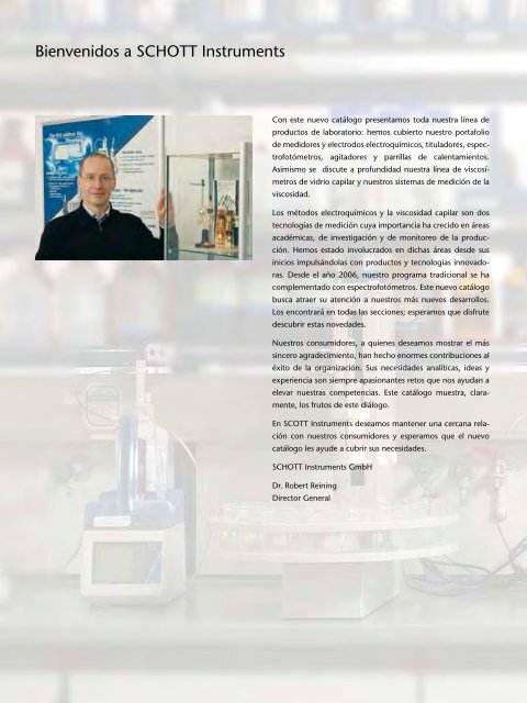 Schott Instruments SI Analytics Catalogo Productos de Laboratorio ...