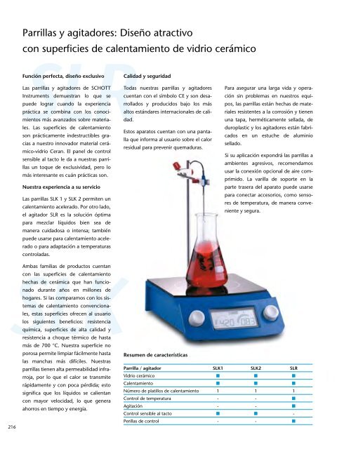 Schott Instruments SI Analytics Catalogo Productos de Laboratorio ...