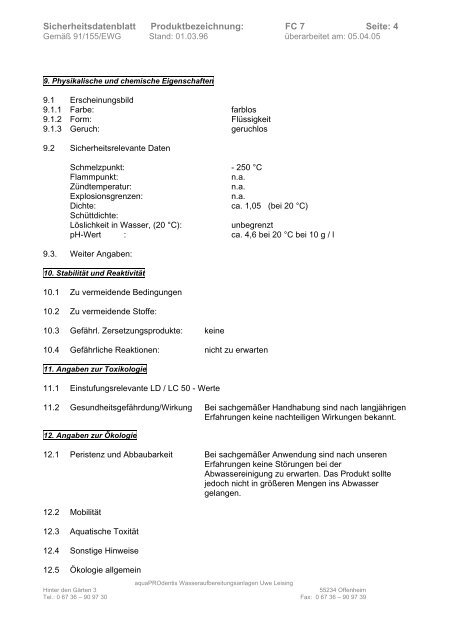 FC 7 - Aquaprodentis Vertrieb GmbH