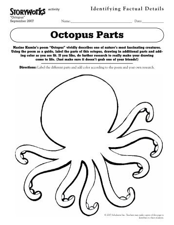 Octopus Parts - Storyworks - Scholastic