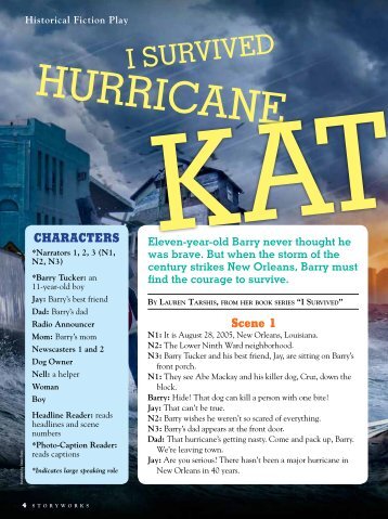 I Survived Hurricane Katrina - Storyworks - Scholastic