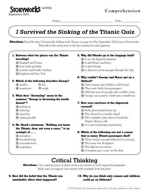 Titanic  Critical Hit!!