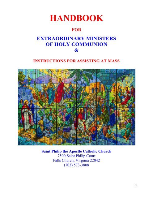 extraordinary ministers of holy communion - Saint Philip
