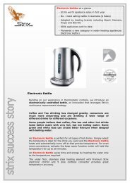 Electronic Kettle - STRIX Limited