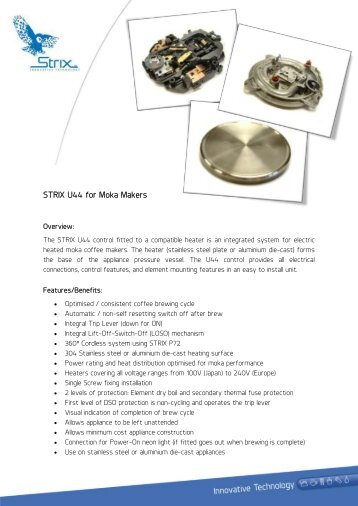 STRIX U44 for Moka Makers - STRIX Limited