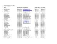 Preferred Ministry List 2011 - St. Thomas The Apostle