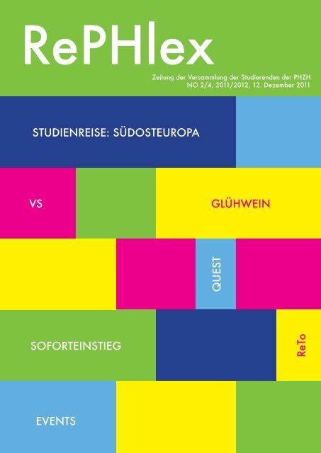 Ausgabe 2, 12.12.2011 - Pädagogische Hochschule Zürich